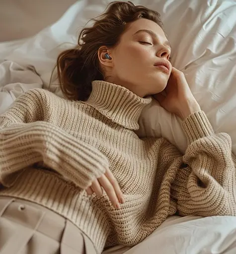 Беспроводные TWS-наушники для сна Longsleep MY002UN - комфорт без давления, пассивная шумоизоляция и звукомаскировка, 4 ч + кейс (1202-02) - фото 3