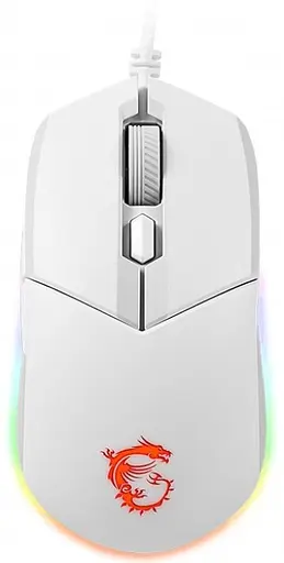 Мышь MSI Clutch GM11 RGB USB White (S12-0401950-CLA) - фото 1