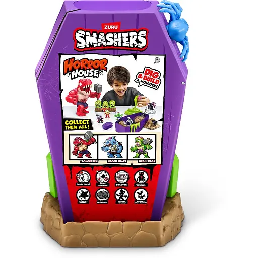 Игрушка Smashers Большой Дом Ужасов Акула в наборе с аксессуарами (74124D) - фото 3