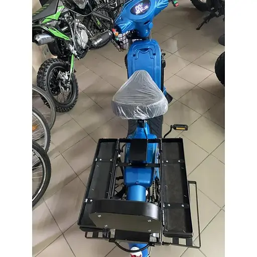 Електроскутер Двомісний Crosser E-Delta (1000W,60V,15Ah) Синій - фото 7