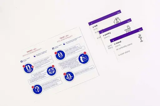 Настольная игра English Student Карточки для изучения английского языка English Student Proficient C2 (укр.) (39122632) - фото 5