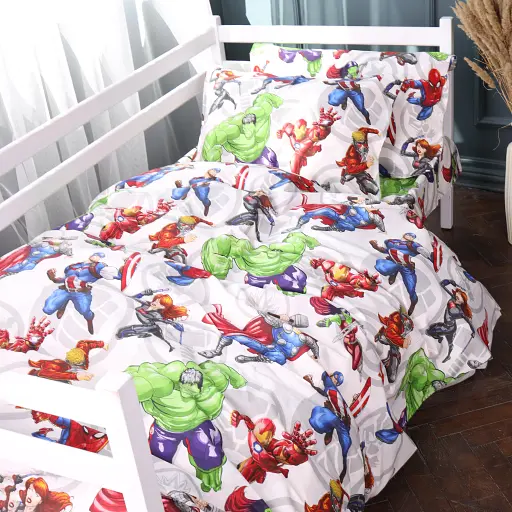 Підковдра MirSon Kids Time Hero Force бязь 110х140 см (2200011553986) - фото 2
