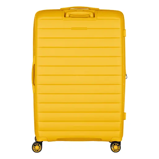 2E Чемодан, Aero, полипропилен, большой, 99/119 л, TSA, 4 колеса, EXP, янтарно-желтый - фото 3