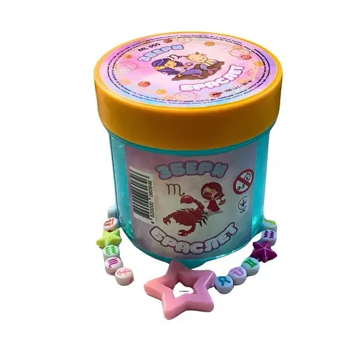 Кришталевий слайм Збери браслет Знаки Зодіака, 120 г