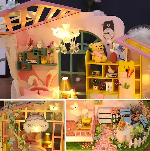 3D конструктор Румбокс Країна мрій Flower Dream своїми руками, світлові ефекти - фото 5