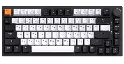 Клавіатура GamePro Asgard Valhalla 75% Exploded QLAB Orange Switches (MK160B Pro) - фото 1