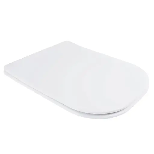 Сиденье для унитаза Mixxus Seat Cover Quadro-2003 с микролифтом 430x338х35 мм MI6689, Белый - фото 1