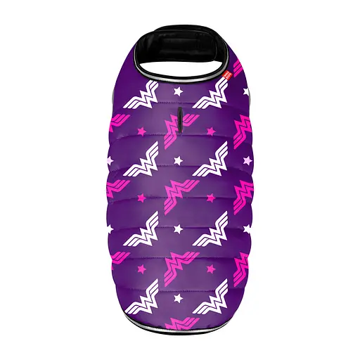 Курточка-накидка для собак Waudog Clothes, малюнок "Диво-жінка фіолет", XXS, А 23 см, B 29-36 см, С 14-20 см - фото 3