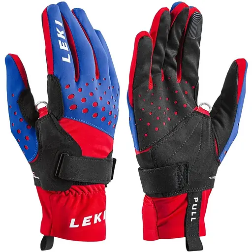Перчатки Leki Nordic Race Shark 9 Royal/Red (1052-643 911302 090)