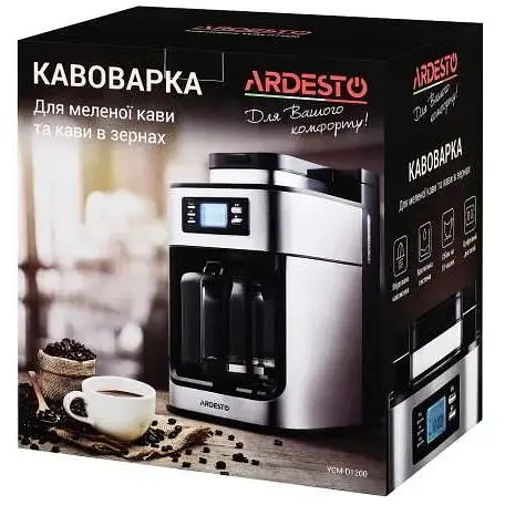Кофеварка Ardesto YCM-D1200, 1050W, капельная, 1.2 л - фото 5