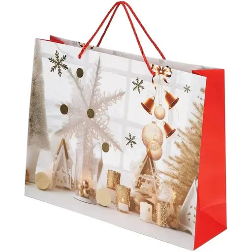 Пакет подарунковий новорічний DW0510X139 Різнокольоровий (NY) - фото 1