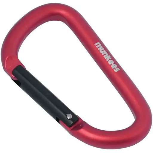 Брелок-карабін Munkees 3208 D 8х80 мм Red (1012-3208-RD)