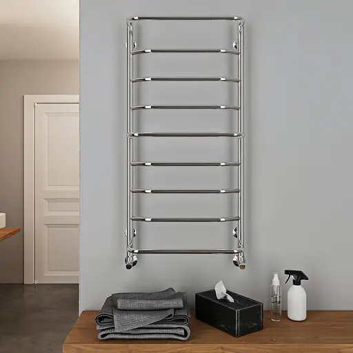 Водяной полотенцесушитель Kosser Микс 600x530/5 ДМ03, Хром - фото 4