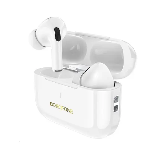 Бездротові навушники BOROFONE BW59 Plus True wireless ANC noise reduction BT headset White - фото 3