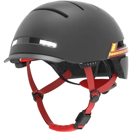 Захисний шолом Livall BH51M NSO (L) Black (57-61см), акустика JBL, мікрофон, сигнали поворотів та стопів, додаток, пульт BR80, з застібкою, Bluetooth