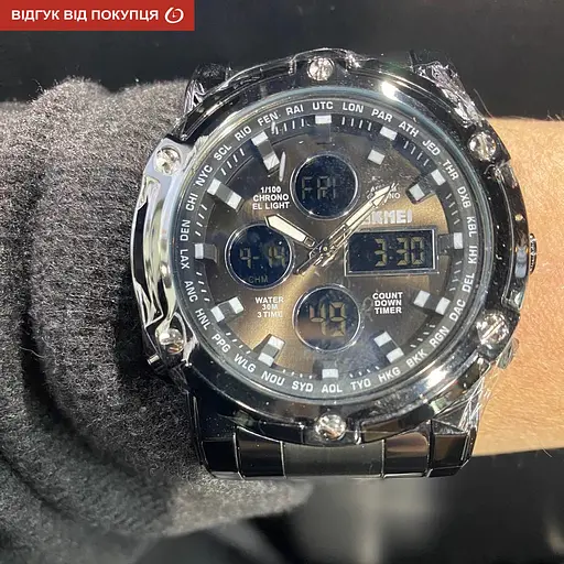 Годинник Skmei Molot Limited AllBlack - фото 10