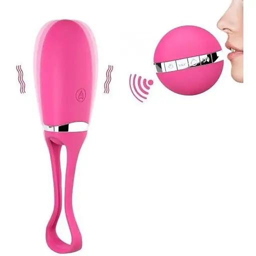 Віброяйце Dorcel Secret Delight Magenta з пультом ДК з турборежимом та голосовим керуванням - фото 5