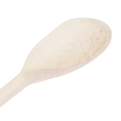 Ложка кухонная поварская неглубокая деревянная 35 см, Woodly Коричневый 87042 - фото 6