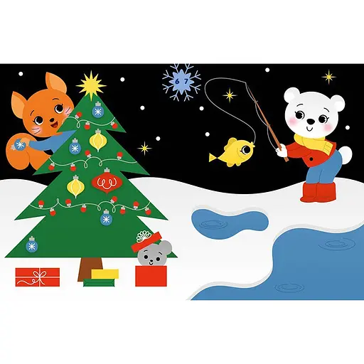 Набор для творчества "Аппликации наклейками Песик" 1655007, 30 наклеек - фото 2