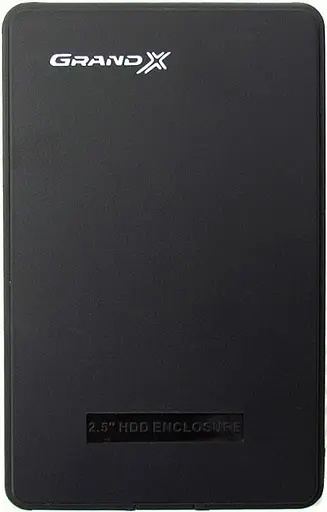 Кишеня зовнішня Grand-X HDE22 2.5" USB 2.0 black - фото 1