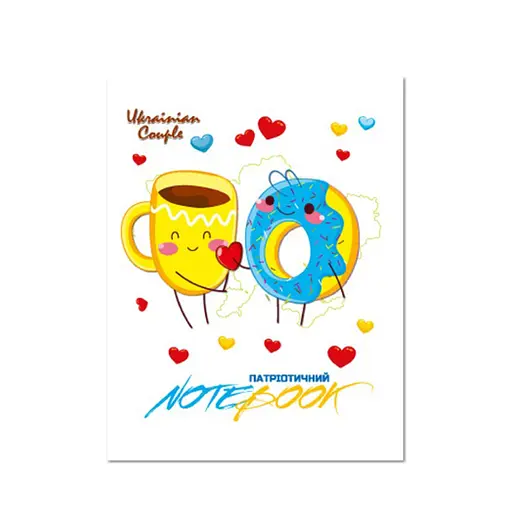 Детский блокнот "Ukrainian couple" Апельсин АП-1803-11, 24 страницы - фото 1
