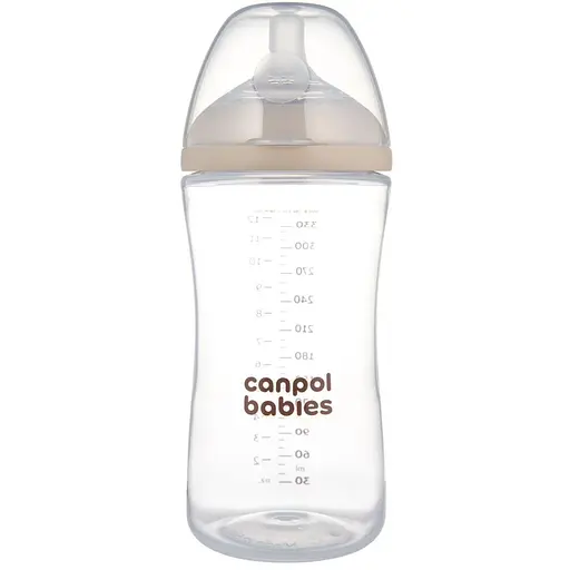 Бутылочка антиколиковая Canpol babies Natural Shape с соской Dual-zone 330 мл (35/402) - фото 1