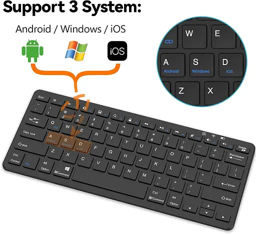 Бездротова клавіатура TQQ для iPad - фото 4