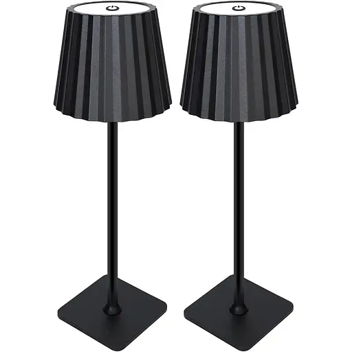 Mr. White Набір з 2 бездротових сенсорних світлодіодних настільних ламп, що перезаряджаються