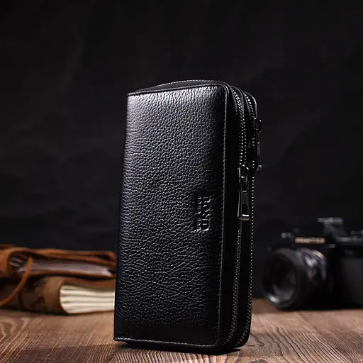 Чоловічий шкіряний клатч Bond 19,5х10х4 см sum0024951 - фото 6