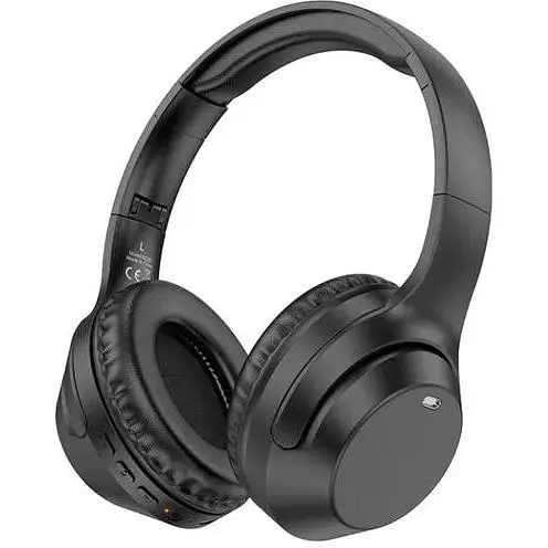 Bluetooth Стерео Гарнитура Borofone BO26, BT5.3, AUX, TF, 350mAh, 40h, Черный