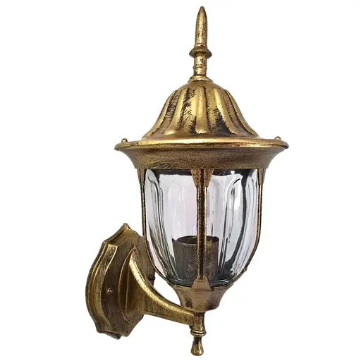 Настінний вуличний ліхтар у корпусі застаріле золото Line.F 9028 W/S BG - фото 1