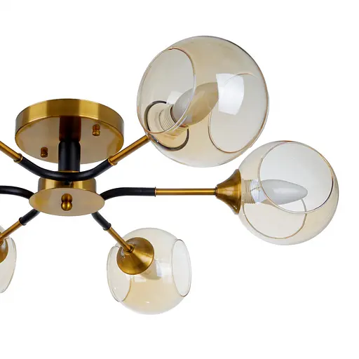 Люстра Brille молекула стельова E27 60W G (BL-968C/6) - фото 2