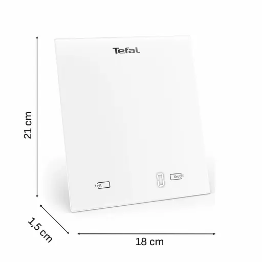 Ваги кухонні Tefal Essential білий 5 кг (BC5504V0) - фото 15