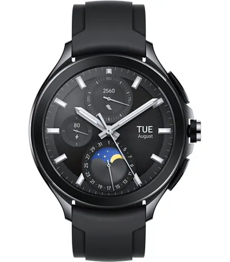 Смарт-часы Xiaomi Watch 2 Pro Black Case with Black Fluororubber Strap (BHR7211GL) - фото 3