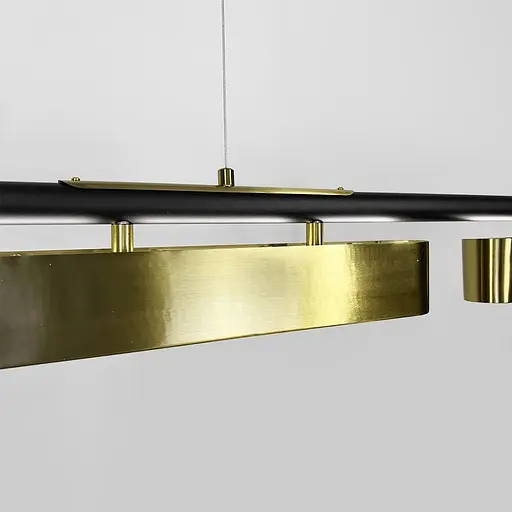 Удлиненный светильник на 2 латунных модуля длиной 100 см | Ст. NO6-1000 Line F - фото 4