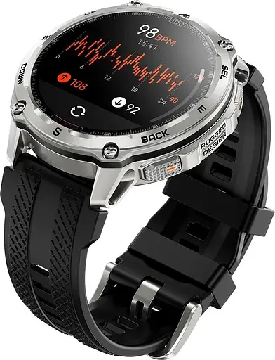 Смарт-годинник Kospet TANK T4 Silver - фото 2