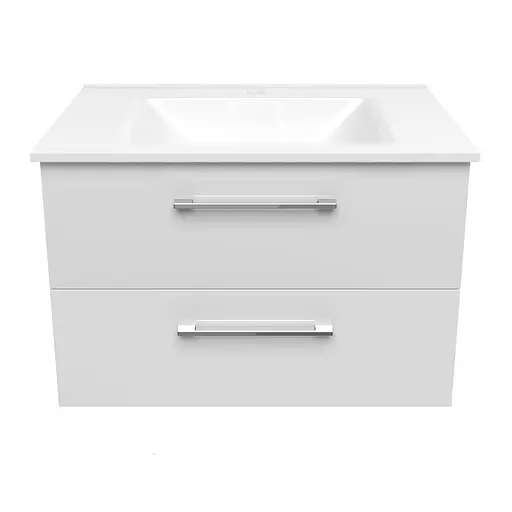 Тумба з умивальником підвісна Volle Nemo 80 см 15-17-80N Білий - фото 2