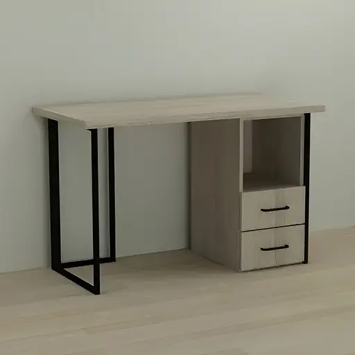 Комп'ютерний стіл Ferrum-decor Отто 75x140x70 чорний ДСП Дуб Сонома 32мм (FRD-103607)