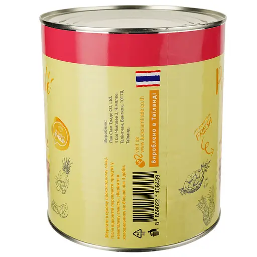 Уцінка. Ананас Magic Fruit шматочки в легкому сиропі, 3.035 кг (830447)  - фото 2