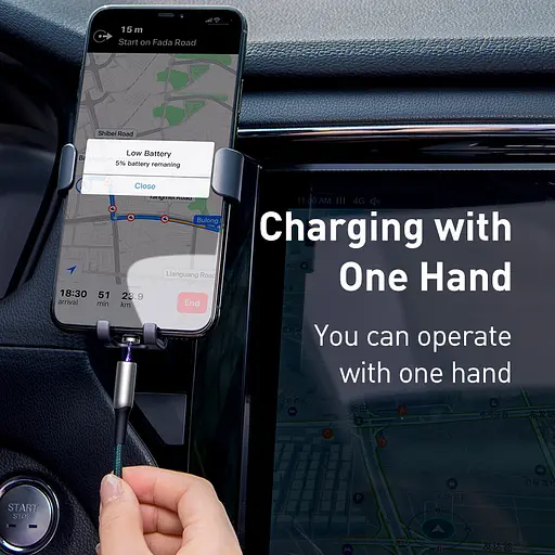 Кабель Baseus Lightning Zinc Magnetic (CALXC-H01) 1 m чорний - фото 6