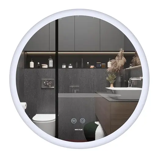 Зеркало Mixxus Plain MC11-60 (LED Touch, антизапотевание, димер, регулировка яркости) MI6663 - фото 1