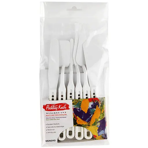 Набір мастихінів Mungyo пластикових 6 шт. - фото 2