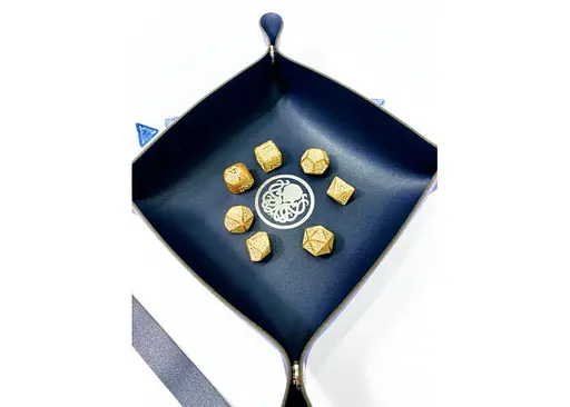 Настільна гра Планета Ігор Лоток для кубиків Ктулху (синій) (Dice tray Cthulhu navy) (pi-dt011) - фото 9