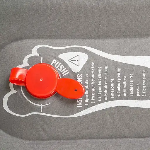 Коврик надувной Bo-Camp Flex Built-in Pump 194x70x10 см Антрацит (3106605) - фото 3