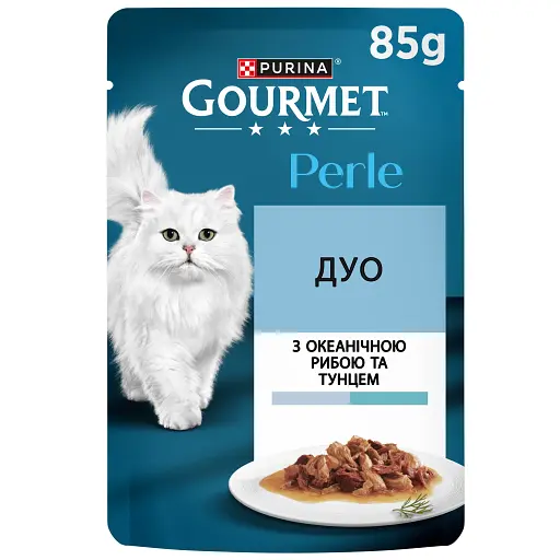 Набор влажного корма для кошек Gourmet Perle Duo в ассортименте 8 шт. + Gourmet Perle Duo в ассортименте 4 шт. 1.02 кг (12 шт. х 85 г) - фото 2