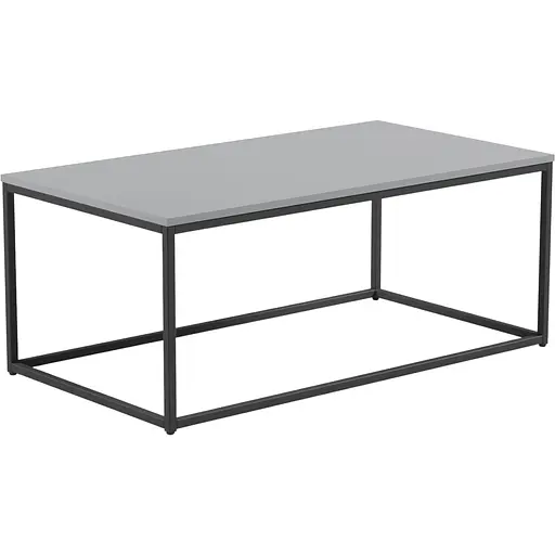 Стіл журнальний лофт Orange-Line ОП-192 600х1100х450 мм Чорний/Сіра мишка