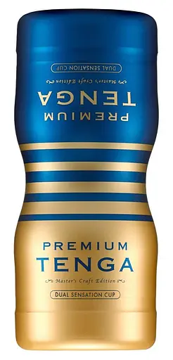Двосторонній мастурбатор Tenga Premium Dual Sensation Cup білий - фото 2