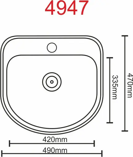 Кухонная мойка из нержавеющей стали Valeso декор 4947 (0,8/180 мм), Decor - фото 2