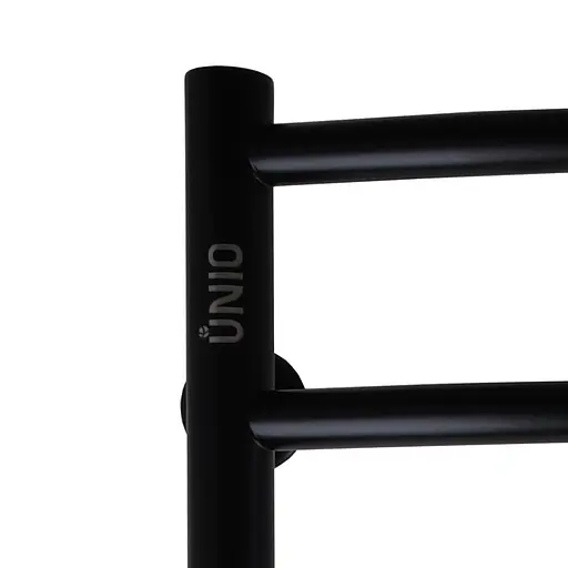 Полотенцесушитель UNIO LDE W 1000-500-9 BLK Лестница Дуга Элит черная (21552) - фото 4