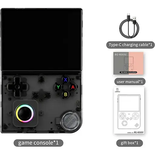 Ретро ігрова приставка Anbernic RG 40XXV 64GB Black [141564] - фото 7